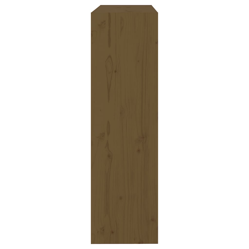 Bücherschrank/Raumteiler Honigbraun 80x30x103,5 cm Kiefernholz