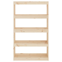 Thumbnail for Bücherregal Raumteiler 80x30x135,5 cm Massivholz Kiefer