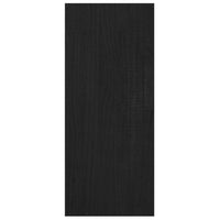 Thumbnail for Bücherregal Raumteiler Schwarz 100x30x71,5 cm Massivholz Kiefer