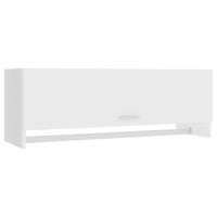 Thumbnail for Kleiderschrank Weiß 100x32,5x35 cm Holzwerkstoff