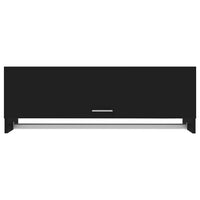 Thumbnail for Kleiderschrank Schwarz 100x32,5x35 cm Holzwerkstoff