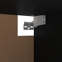 Thumbnail for Kleiderschrank Schwarz 100x32,5x35 cm Holzwerkstoff