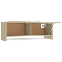 Thumbnail for Kleiderschrank Sonoma-Eiche 100x32,5x35 cm Holzwerkstoff