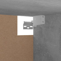 Thumbnail for Kleiderschrank Betongrau 100x32,5x35 cm Holzwerkstoff