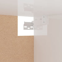 Thumbnail for Kleiderschrank Hochglanz-Weiß 100x32,5x35 cm Holzwerkstoff