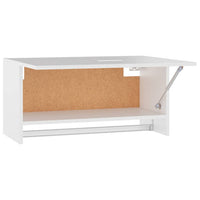 Thumbnail for Kleiderschrank Weiß 70x32,5x35 cm Holzwerkstoff