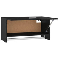 Thumbnail for Kleiderschrank Schwarz 70x32,5x35 cm Holzwerkstoff
