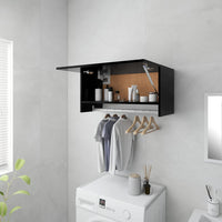 Thumbnail for Kleiderschrank Schwarz 70x32,5x35 cm Holzwerkstoff