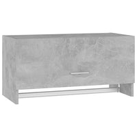 Thumbnail for Kleiderschrank Betongrau 70x32,5x35cm Holzwerkstoff