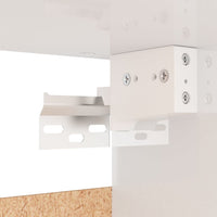 Thumbnail for Kleiderschrank Hochglanz-Weiß 70x32,5x35 cm Holzwerkstoff
