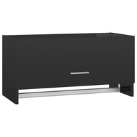Thumbnail for Kleiderschrank Hochglanz-Schwarz 70x32,5x35 cm Spanplatte