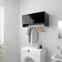 Thumbnail for Kleiderschrank Hochglanz-Schwarz 70x32,5x35 cm Spanplatte