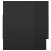 Thumbnail for Kleiderschrank Hochglanz-Schwarz 70x32,5x35 cm Spanplatte