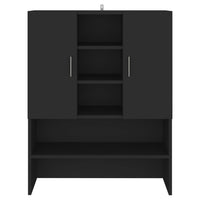 Thumbnail for Waschmaschinenschrank Schwarz 70,5x25,5x90 cm