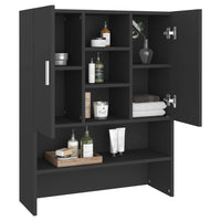 Thumbnail for Waschmaschinenschrank Schwarz 70,5x25,5x90 cm