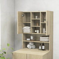 Thumbnail for Waschmaschinenschrank Sonoma-Eiche 70,5x25,5x90 cm