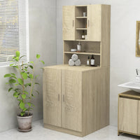Thumbnail for Waschmaschinenschrank Sonoma-Eiche 70,5x25,5x90 cm