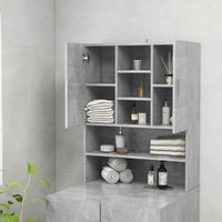 Thumbnail for Waschmaschinenschrank Betongrau 70,5x25,5x90 cm