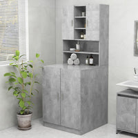 Thumbnail for Waschmaschinenschrank Betongrau 70,5x25,5x90 cm