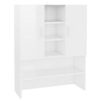 Thumbnail for Waschmaschinenschrank Hochglanz-Weiß 70,5x25,5x90 cm