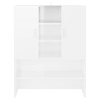 Thumbnail for Waschmaschinenschrank Hochglanz-Weiß 70,5x25,5x90 cm
