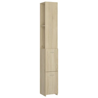 Thumbnail for Badezimmerschrank Sonoma-Eiche 25x25x170 cm Holzwerkstoff