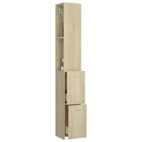 Thumbnail for Badezimmerschrank Sonoma-Eiche 25x25x170 cm Holzwerkstoff