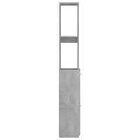Thumbnail for Badezimmerschrank Betongrau 25x25x170 cm Spanplatte