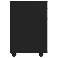 Thumbnail for Rollschrank Schwarz 45x38x54 cm Holzwerkstoff