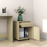 Thumbnail for Rollschrank Sonoma-Eiche 45x38x54 cm Holzwerkstoff