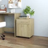 Thumbnail for Rollschrank Sonoma-Eiche 45x38x54 cm Holzwerkstoff