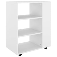 Thumbnail for Rollschrank Weiß 60x35x75 cm Holzwerkstoff