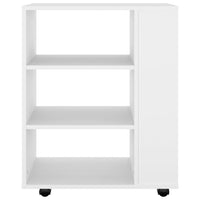 Thumbnail for Rollschrank Weiß 60x35x75 cm Holzwerkstoff