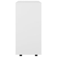 Thumbnail for Rollschrank Weiß 60x35x75 cm Holzwerkstoff