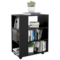 Thumbnail for Rollschrank Schwarz 60x35x75 cm Holzwerkstoff