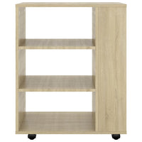 Thumbnail for Rollschrank Sonoma-Eiche 60x35x75 cm Holzwerkstoff