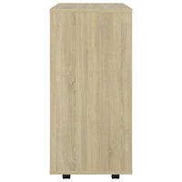 Thumbnail for Rollschrank Sonoma-Eiche 60x35x75 cm Holzwerkstoff