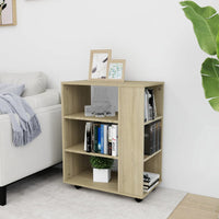 Thumbnail for Rollschrank Sonoma-Eiche 60x35x75 cm Holzwerkstoff