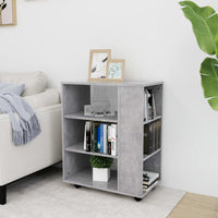 Thumbnail for Rollschrank Betongrau 60x35x75 cm Holzwerkstoff