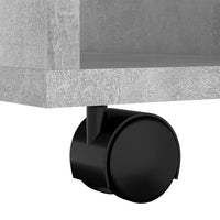 Thumbnail for Rollschrank Betongrau 60x35x75 cm Holzwerkstoff