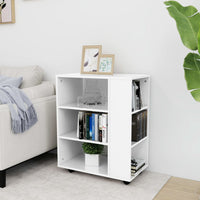 Thumbnail for Rollschrank Hochglanz-Weiß 60x35x75 cm Holzwerkstoff
