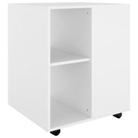 Thumbnail for Rollschrank Weiß 60x53x72 cm Holzwerkstoff
