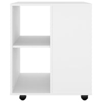 Thumbnail for Rollschrank Weiß 60x53x72 cm Holzwerkstoff