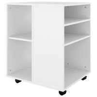 Thumbnail for Rollschrank Weiß 60x53x72 cm Holzwerkstoff