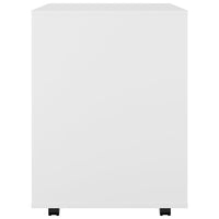 Thumbnail for Rollschrank Weiß 60x53x72 cm Holzwerkstoff