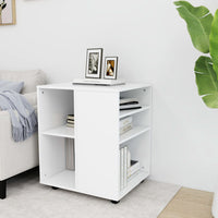 Thumbnail for Rollschrank Weiß 60x53x72 cm Holzwerkstoff