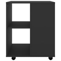Thumbnail for Rollschrank Schwarz 60x53x72 cm Holzwerkstoff