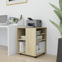 Thumbnail for Rollschrank Sonoma-Eiche 60x53x72 cm Holzwerkstoff