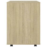 Thumbnail for Rollschrank Sonoma-Eiche 60x53x72 cm Holzwerkstoff