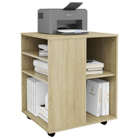 Thumbnail for Rollschrank Sonoma-Eiche 60x53x72 cm Holzwerkstoff